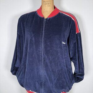 Vintage 90s Christian Dior Monsieur Velvet Zip Up Vest